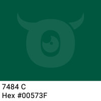 PVC packing tape dark sea green - 50mm x 66m - CMYK 100/0/28/66