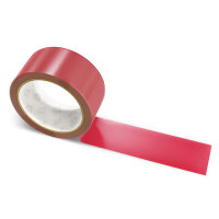 PVC packing tape dark red - 50mm x 66m - CMYK 0/85/72/35