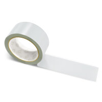PVC packing tape silver gray - 50mm x 66m - CMYK 4/1/0/22