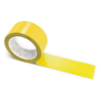 PVC packing tape gold yellow - 50mm x 66m - CMYK 0/23/100/4