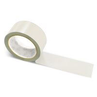 PVC packing tape pale gray - 50mm x 66m - CMYK 0/2/10/18