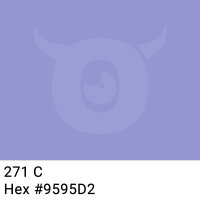 PVC packing tape lavender blue - 50mm x 66m - CMYK 29/29/0/18