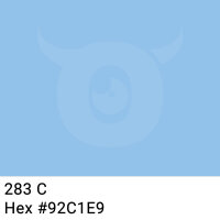 PVC packing tape light blue - 50mm x 66m - CMYK 37/17/0/9