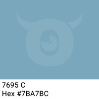 PVC packing tape blue gray - 50mm x 66m - CMYK 35/11/0/26