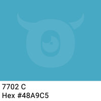 PVC packing tape light blue - 50mm x 66m - CMYK 63/14/0/23