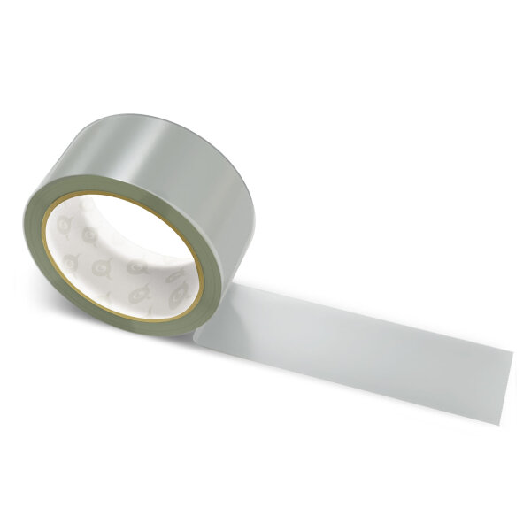 PVC packing tape dark gray - 50mm x 66m - CMYK 3/0/0/45