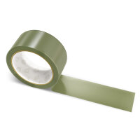 PVC packing tape dark olive - 50mm x 66m - CMYK 4/0/36/64