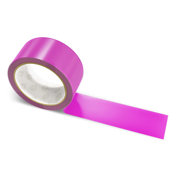 PVC packing tape dark pink - 50mm x 66m - CMYK 0/88/13/27