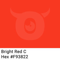 PVC packing tape light red - 50mm x 66m - CMYK 0/78/86/2