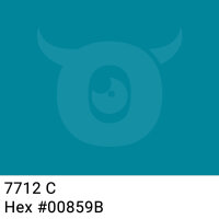 PVC packing tape light turquoise - 50mm x 66m - CMYK 100/14/0/39