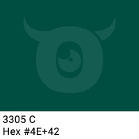 PVC packing tape dark forrest green - 50mm x 66m - CMYK 100/0/15/69