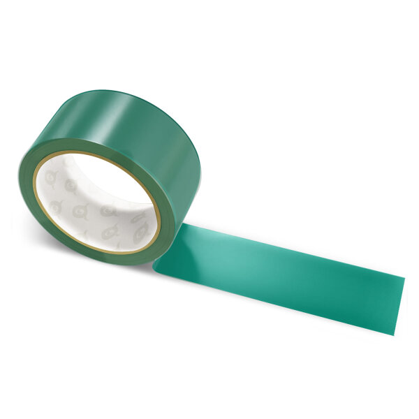 PVC packing tape deep forrest green - 50mm x 66m - CMYK 100/0/15/65