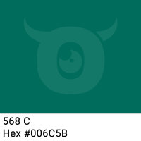 PVC packing tape dark sea green - 50mm x 66m - CMYK 100/0/16/58