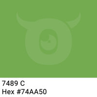 PVC packing tape dark green - 50mm x 66m - CMYK 32/0/53/33