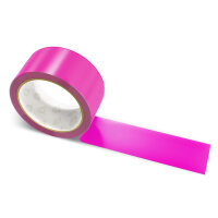 PVC packing tape pink - 50mm x 66m - CMYK 0/100/32/12