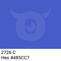 Paper packing tape medium blue - 50mm x 50m - CMYK 64/54/0/22