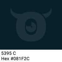 Paper packing tape very dark marine blue - 50mm x 50m - CMYK 82/30/0/83