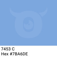 Paper packing tape light blue - 50mm x 50m - CMYK 45/25/0/13