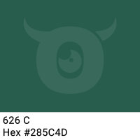 Paper packing tape pine green - 50mm x 50m - CMYK 57/0/16/64