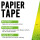 Cinta de papel de color - marrón oscuro - 50 mm x 50 m - CMYK 0/50/77/48