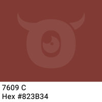 Paper packing tape dark red brown - 50mm x 50m - CMYK 0/55/60/49