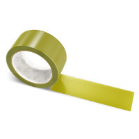 Paper packing tape dark olive - 50mm x 50m - CMYK 0/6/97/49