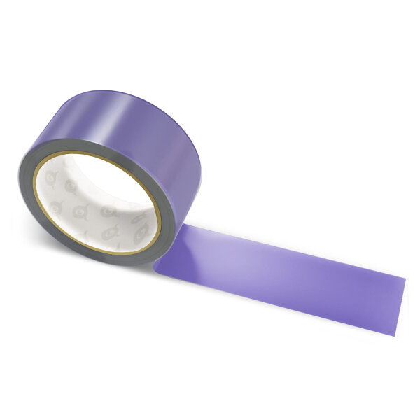 Paper packing tape dark purple - 50mm x 50m - CMYK 41/49/0/46