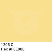 Paper packing tape light yellow - 50mm x 50m - CMYK 0/10/43/3