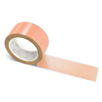 Paper packing tape light coral red - 50mm x 50m - CMYK 0/45/57/0
