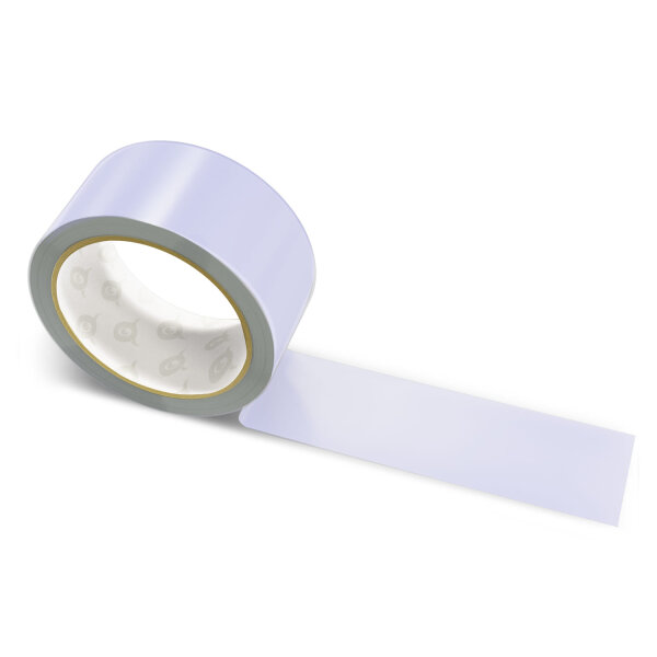 Paper packing tape light lavender blue - 50mm x 50m - CMYK 19/19/0/13