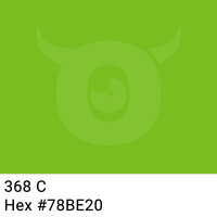 Paper packing tape bright green - 50mm x 50m - CMYK 37/0/83/25