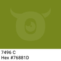 Paper packing tape dark lime green - 50mm x 50m - CMYK 13/0/79/47