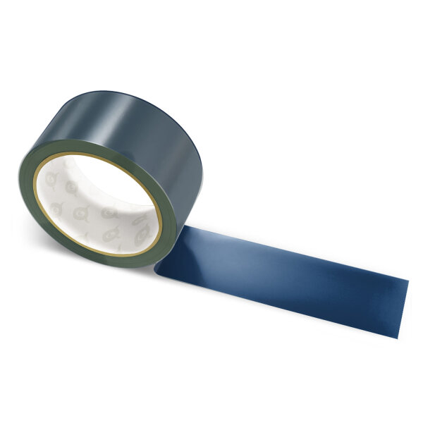 Paper packing tape very dark marine blue - 50mm x 50m - CMYK 81/45/0/75