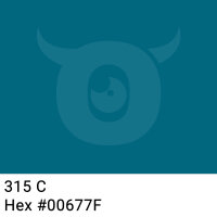 Papier Klebeband Smaragdblau - 50mm x 50m - CMYK 100/19/0/50