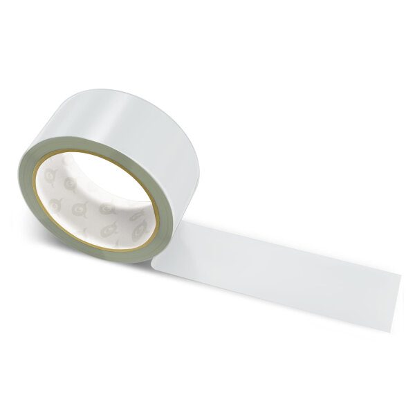 Paper packing tape silver gray - 50mm x 50m - CMYK 4/1/0/22