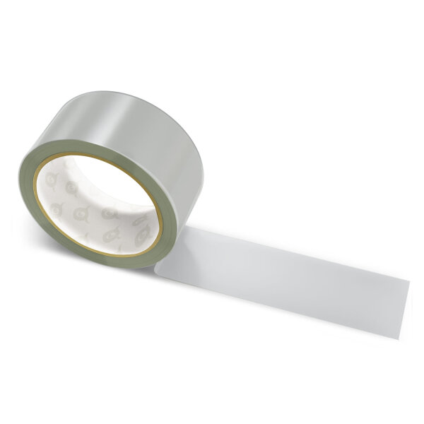 Paper packing tape medium gray - 50mm x 50m - CMYK 3/1/0/39