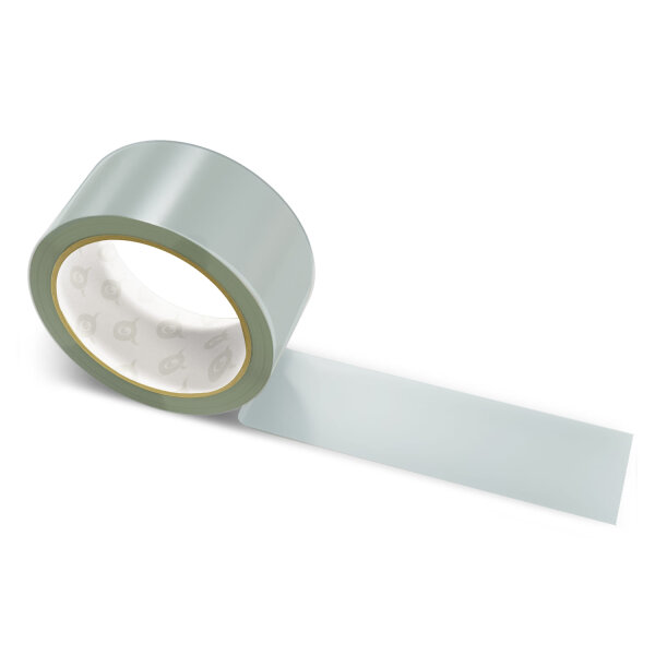 Paper packing tape dusty cyan - 50mm x 50m - CMYK 8/0/0/38