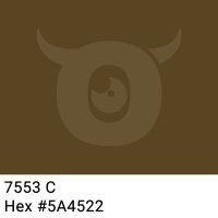 Paper packing tape dark brown - 50mm x 50m - CMYK 0/23/62/65