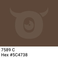 Paper packing tape very dark brown - 50mm x 50m - CMYK 0/23/39/64