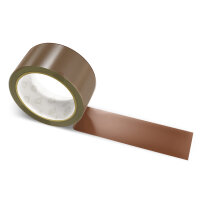 Paper packing tape dark chocolate brown - 50mm x 50m -...