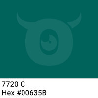 Paper packing tape dark turquoise - 50mm x 50m - CMYK 100/0/8/39