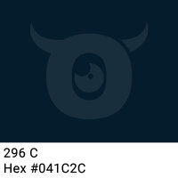 Paper packing tape very dark marine blue - 50mm x 50m - CMYK 91/36/0/83