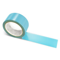 Paper packing tape light blue - 50mm x 50m - CMYK 63/14/0/23