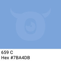 Paper packing tape light blue - 50mm x 50m - CMYK 44/25/0/14