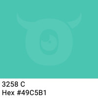 Paper packing tape turquoise green - 50mm x 50m - CMYK 59/0/10/23