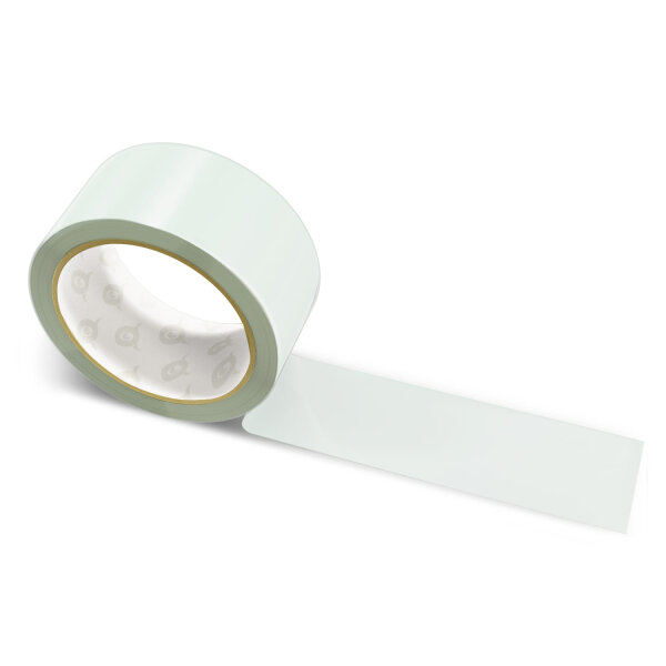 Paper packing tape light gray green - 50mm x 50m - CMYK 7/0/4/12