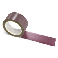 Paper packing tape very dark red brown - 50mm x 50m - CMYK 0/46/33/69