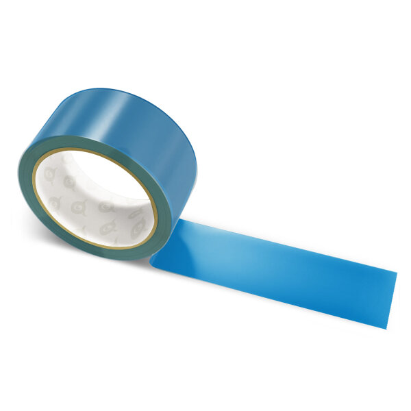 Paper packing tape dark marine blue - 50mm x 50m - CMYK 100/39/0/45