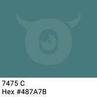 Paper packing tape dark turquoise gray - 50mm x 50m - CMYK 41/1/0/52