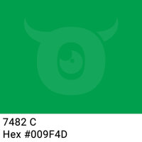 Paper packing tape dark emerald green - 50mm x 50m - CMYK 100/0/52/38